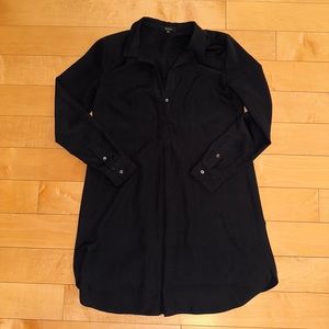 Babaton long sleeve black dress